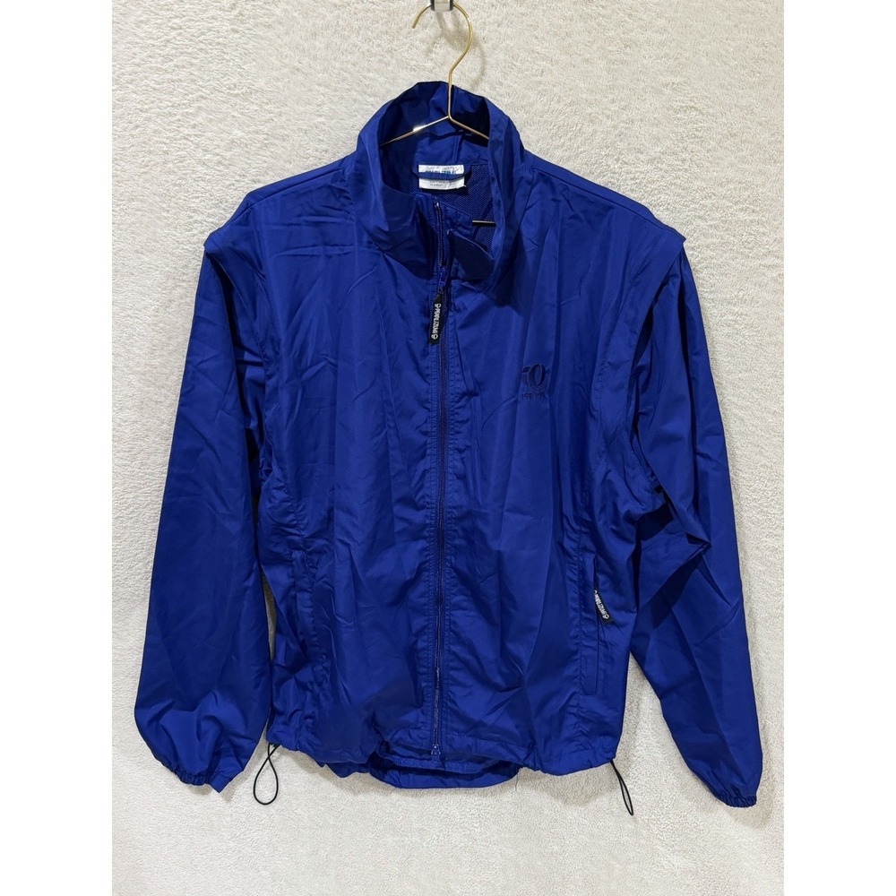 Pearl Izumi Convertible Jacket Mens Sz XL Cycling Windbreaker Removable Sleeves
